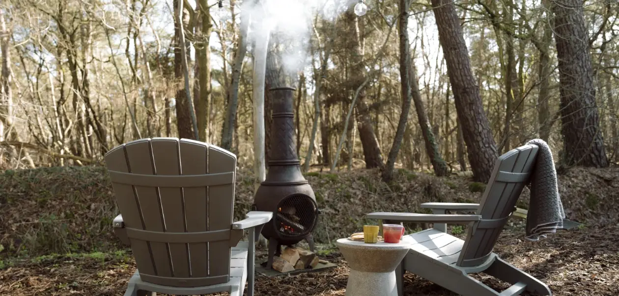 Camino Cabin met privé sauna aan de bosrand